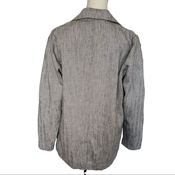 NWT Rachel Comey x Target Blazer Jacket Gray Chevron Oversized Tweed - Picture 6 of 7